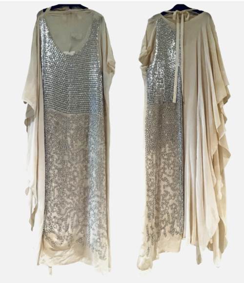 🩶 ZARA KAFTAN APPLIQUES LIMITED EDITION CONTRASTING DRESS Size M-L 🩶 - Picture 2 of 16
